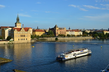 Naklejka premium landscape of Prague,Czech Republic