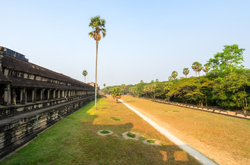 Angkor Wat in Cambodia is the largest religious monument in the world and a World heritage listed complex