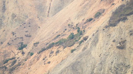 Dangerous Landslide, 9 kilometers  Mountain or Phou Kao Lak, Kasi District, Laos.
