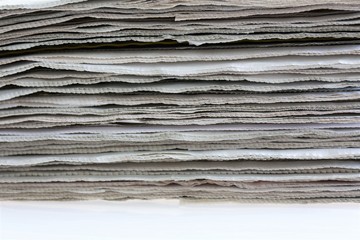 Fototapeta premium stack of newspapers