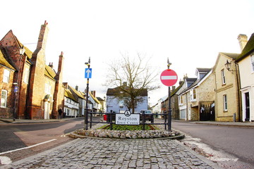 Royston England during winter
