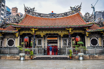 Obraz premium Old taiwanese family house situated in the center of Taiwan