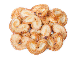 Heart shaped puff pastry