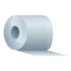 Toilet roll paper icon. Cartoon of toilet roll paper vector icon for web design isolated on white background