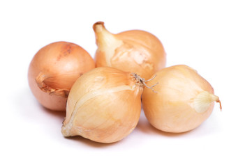 Heap of onion isolated