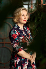 Naklejka premium Spring Studio portrait