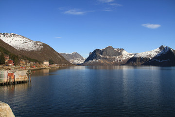 sunset, sky, sun, sunrise, nature, clouds,  landscape, evening, light, sea, cloud, blue beautiful, horizon, red, sunlight, mountain view, ocean tromso troms&oslash;  water travel tourism sea coast nature 