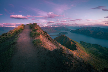 View from Roy's Peak on Lake Wanaka, New Zealand
