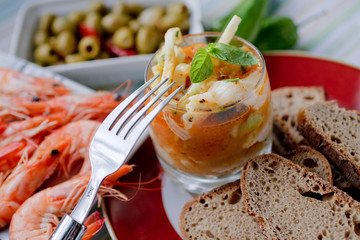 Poisson à la Tahitienne dans son jus