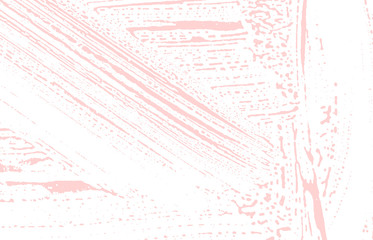 Grunge texture. Distress pink rough trace. Fantast