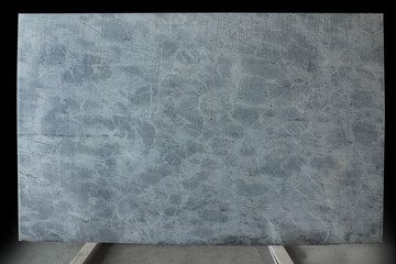 Large slab Italian marble Bardiglio gray with a delicate pattern