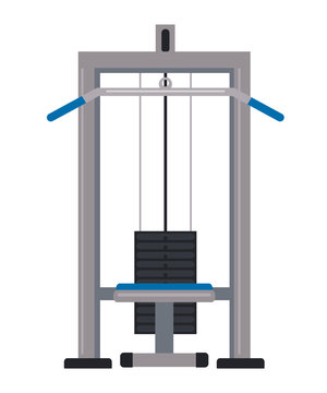 recommend clip art: Weight lifting equipment illustration