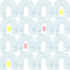 vector repeat  pattern of an abstract background with clouds