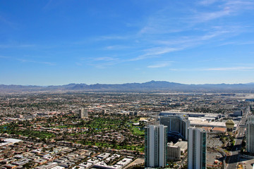 Skyline cityscape of the suburbs of Las Vegas Nevada USA © Andy Evans Photos