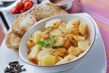 Recette Pommes de terre au safran