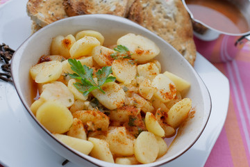 Recette Pommes de terre au safran