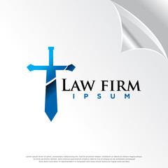 Obraz premium attorney, law, legal logo. modern icon, template design