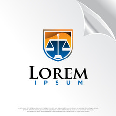 attorney, law, legal logo. modern icon, template design