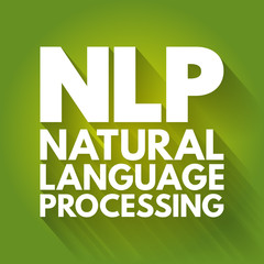 NLP - Natural Language Processing acronym, concept background
