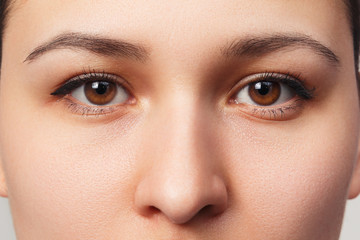Eyes woman close-up face