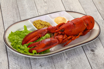 Luxury Lobster with sauce