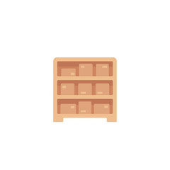 inventory, boxes on shelves icon