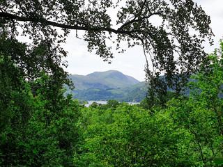 A typical view of the Bristish Lake District National Park om a clear, sunny day