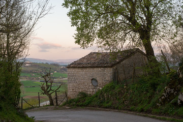 old house in the countryside