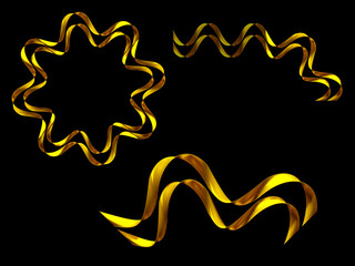 Ornament. Curved segment with ninety degree angle, combinable with a straight or fourtyfive degree version, which can be found with the search term Carnival