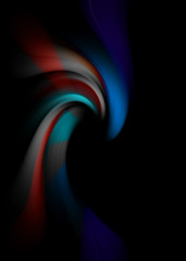 abstract colorful background with waves