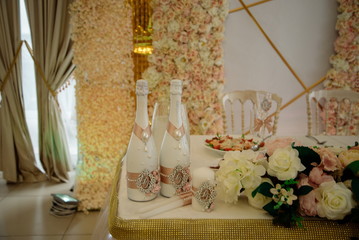 Wedding table setting