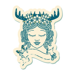 human druid illustration