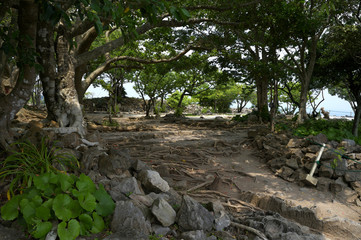 世界遺産　今帰仁城