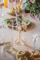 Wedding table setting