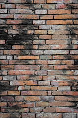 The old red brick wall