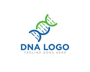 DNA Logo Icon Design Vector