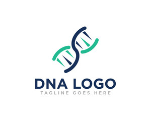 DNA Logo Icon Design Vector
