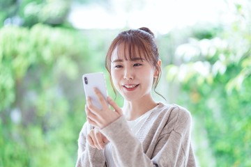 アジア人女性のポートレート