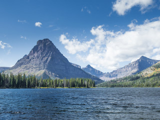 Sinopah Mountain at Two Medicine, Glacier National Park, Rocky Mountains, Montana, USA
