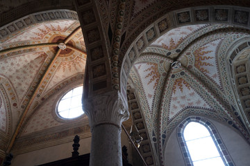 Church of Santa Maria delle Grazie in Milan, Italy. Interior