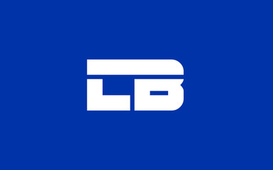CB or BC and C, B Uppercase Letter Initial Logo Design, Vector Template
