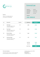 Invoice Template Design