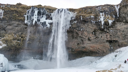 Seljalandsfoss Island Wasserfall