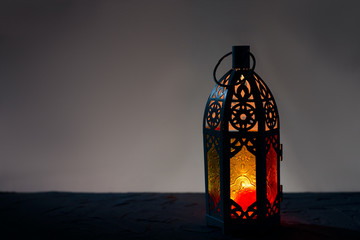 Arabic lantern, Ramadan kareem background