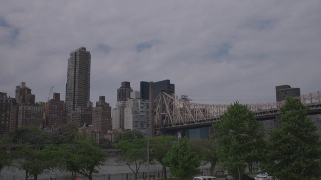 Ed Koch Queensboro Bridge as seen from Roosevelt Island.