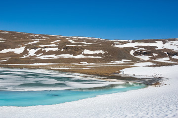 Lake on Putorana Plateau, Taimyr. Russia