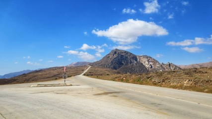 Beautiful view of mountain in Salalah, Oman