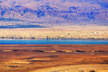 Judean Desert Landscape near the Dead Sea, Israel