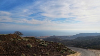 Beautiful view of mountain in Salalah, Oman