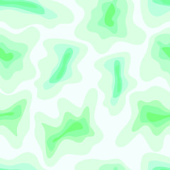 Fototapeta na wymiar Green-white abstract seamless pattern, vector graphics.